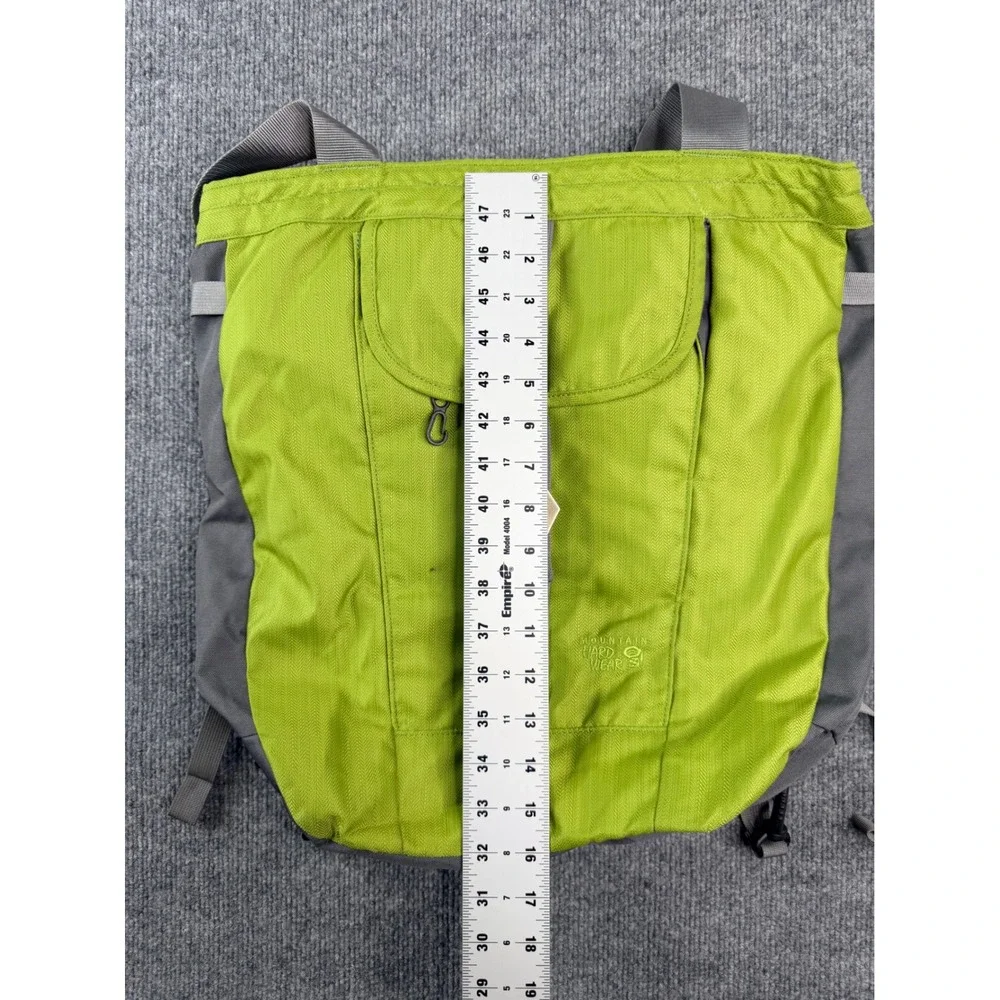 Mountain Hardwear Garnet Packtote‎ Backpack Tote Bag Lime Green Nylon Vintage